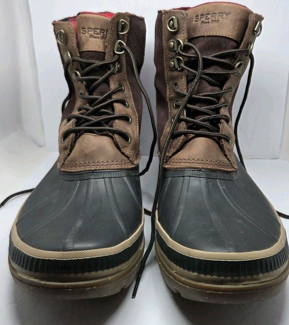 Sperry Men's Top-Sider Avenue Duck Boots, Size 11.5 Leather, Waterproof